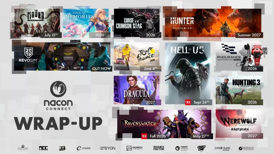 Nacon Connect 2026: cazadores, hombres lobo y vampiros llegan a Xbox