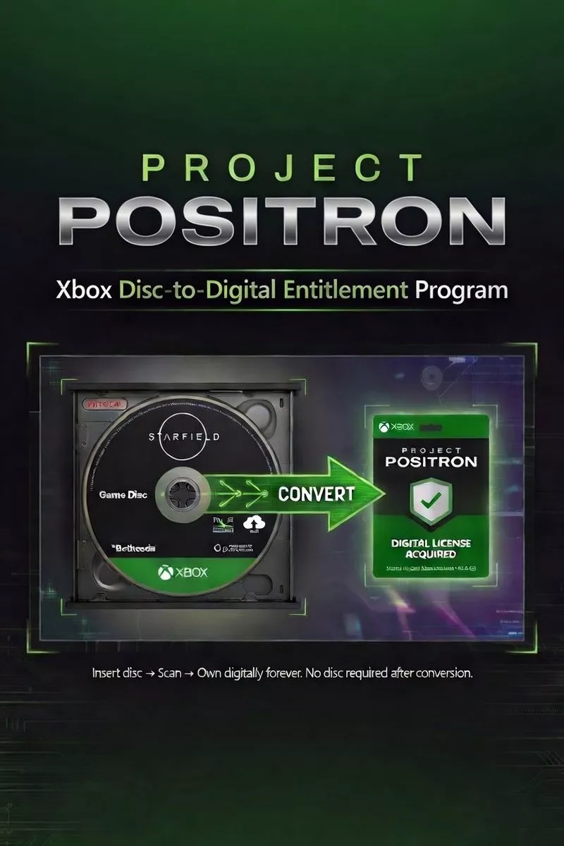 Project Positron: Xbox prepararía un canje de discos por copias digitales