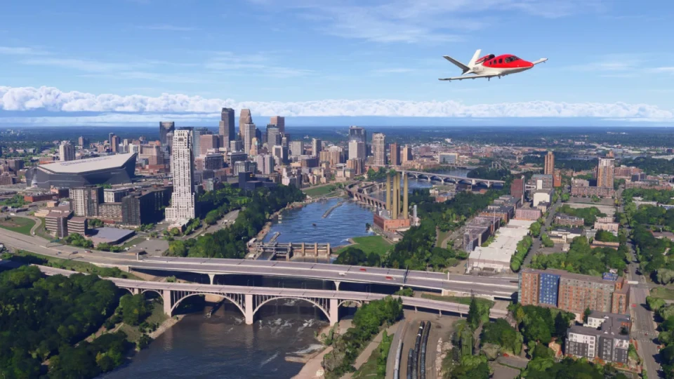 Microsoft Flight Simulator 2024: City Update 15 añade Illinois, Minnesota y Wisconsin