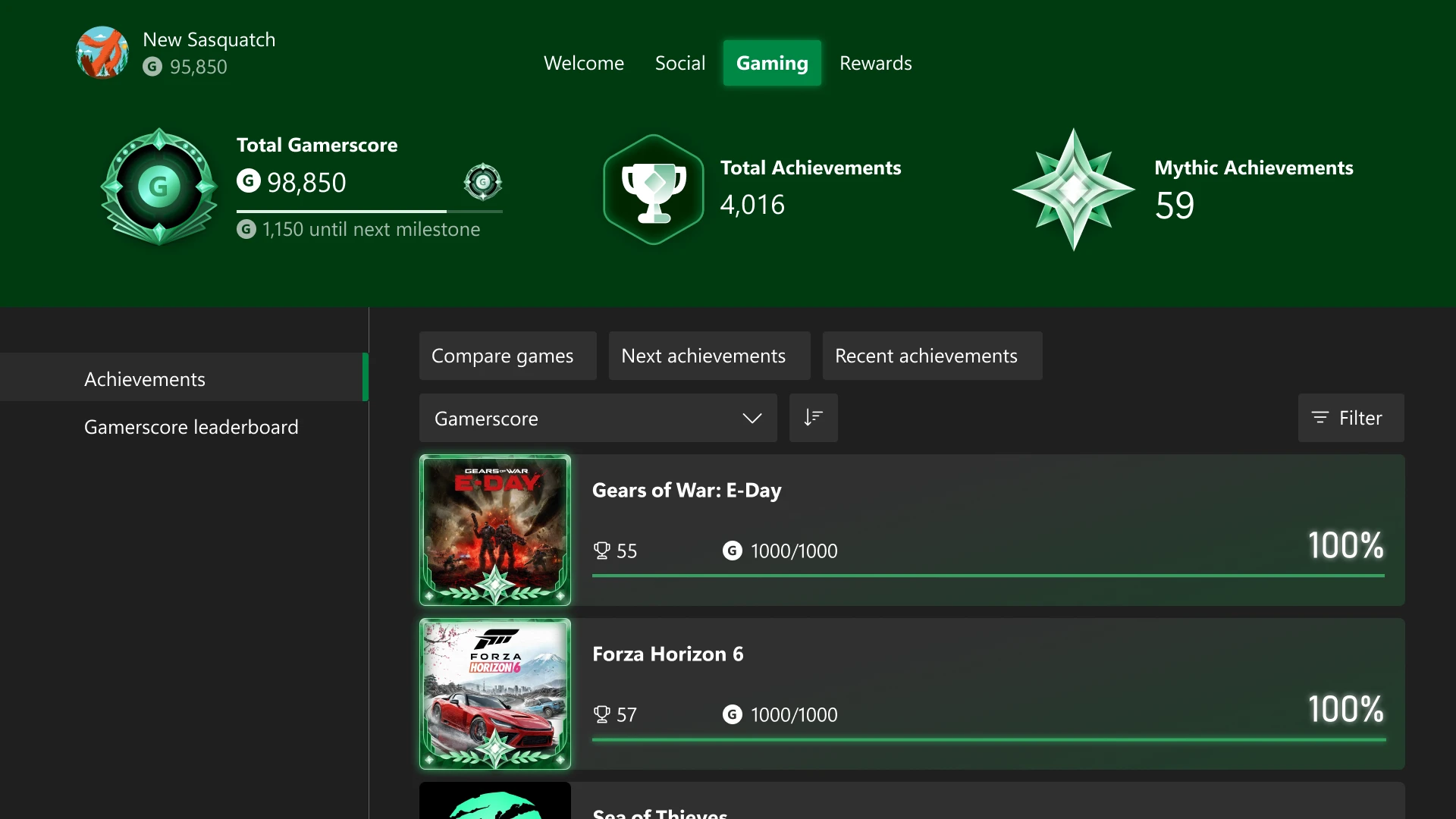 Xbox activa los Mythic Achievements para Insiders y lanza encuesta
