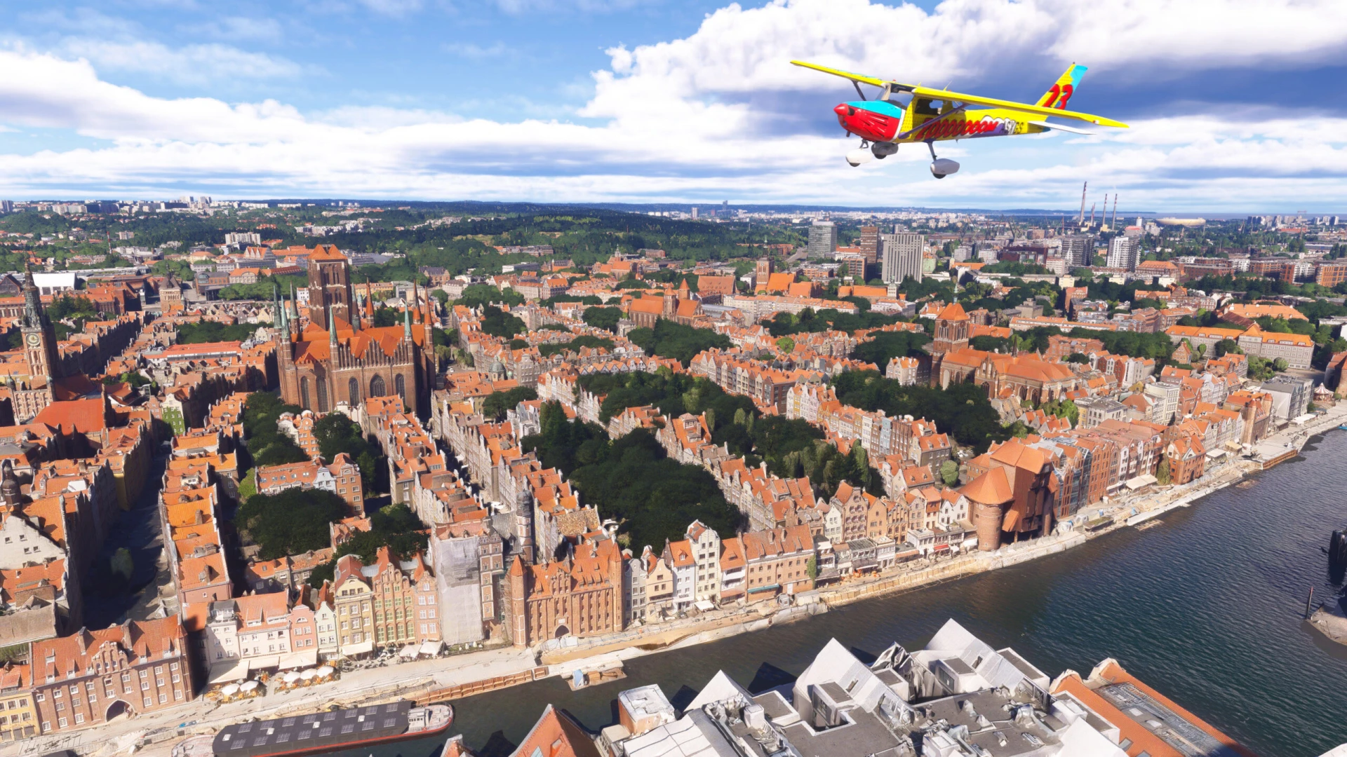 Microsoft Flight Simulator vuela gratis a Polonia y los países bálticos con su World Update 23