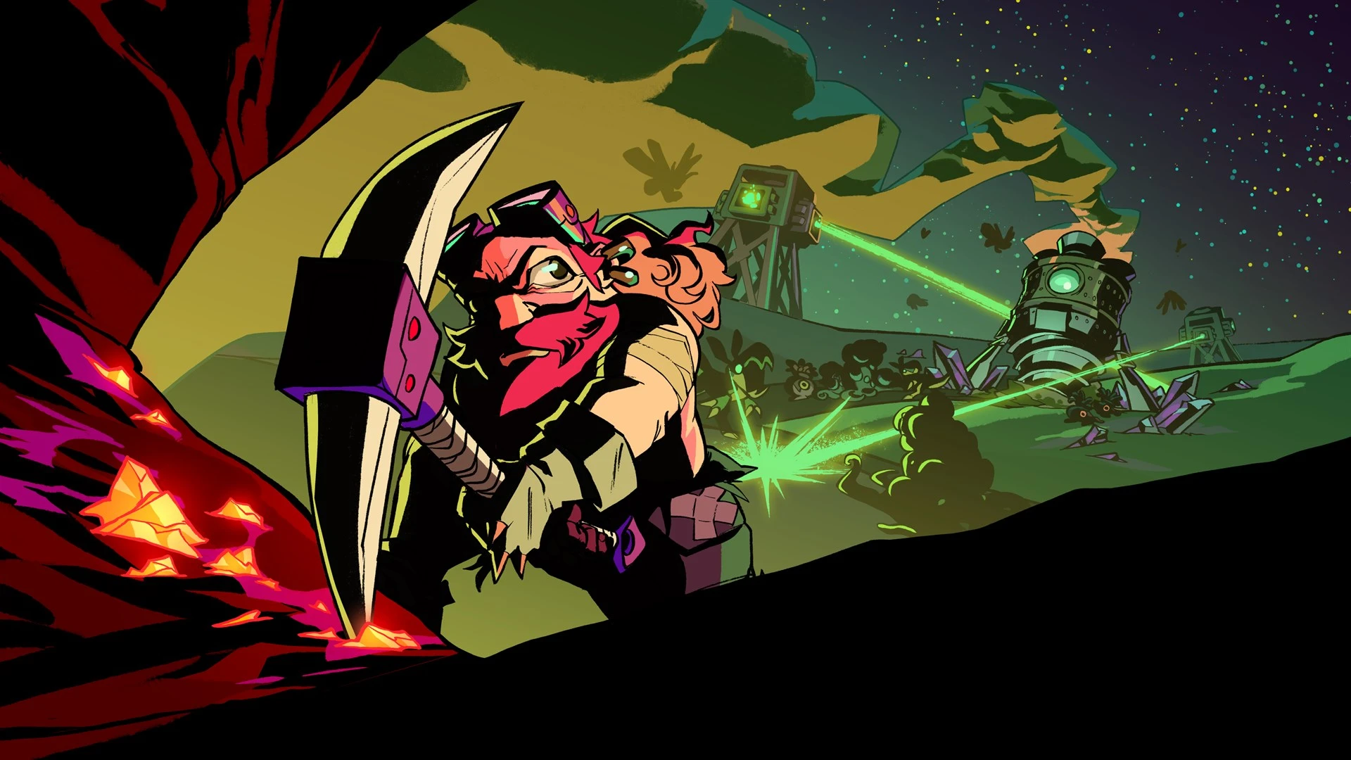 Drill Keeper llegará a PC Game Pass en 2027: defiende tu taladro planetario cavando laberintos