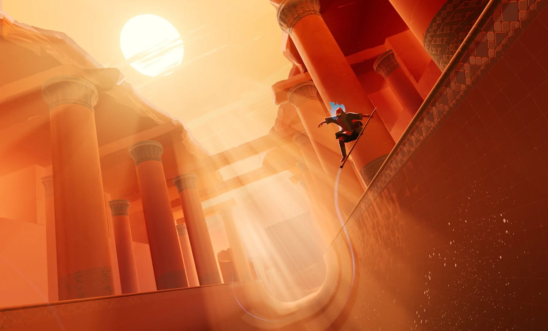 Sword of the Sea, de los creadores de ABZÛ y Journey, sale hoy en Xbox Series X|S